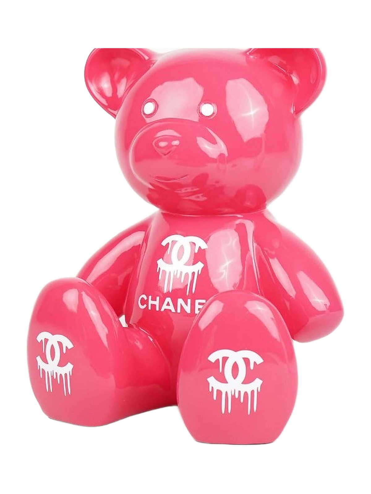 Luxury Bear — Pink & White