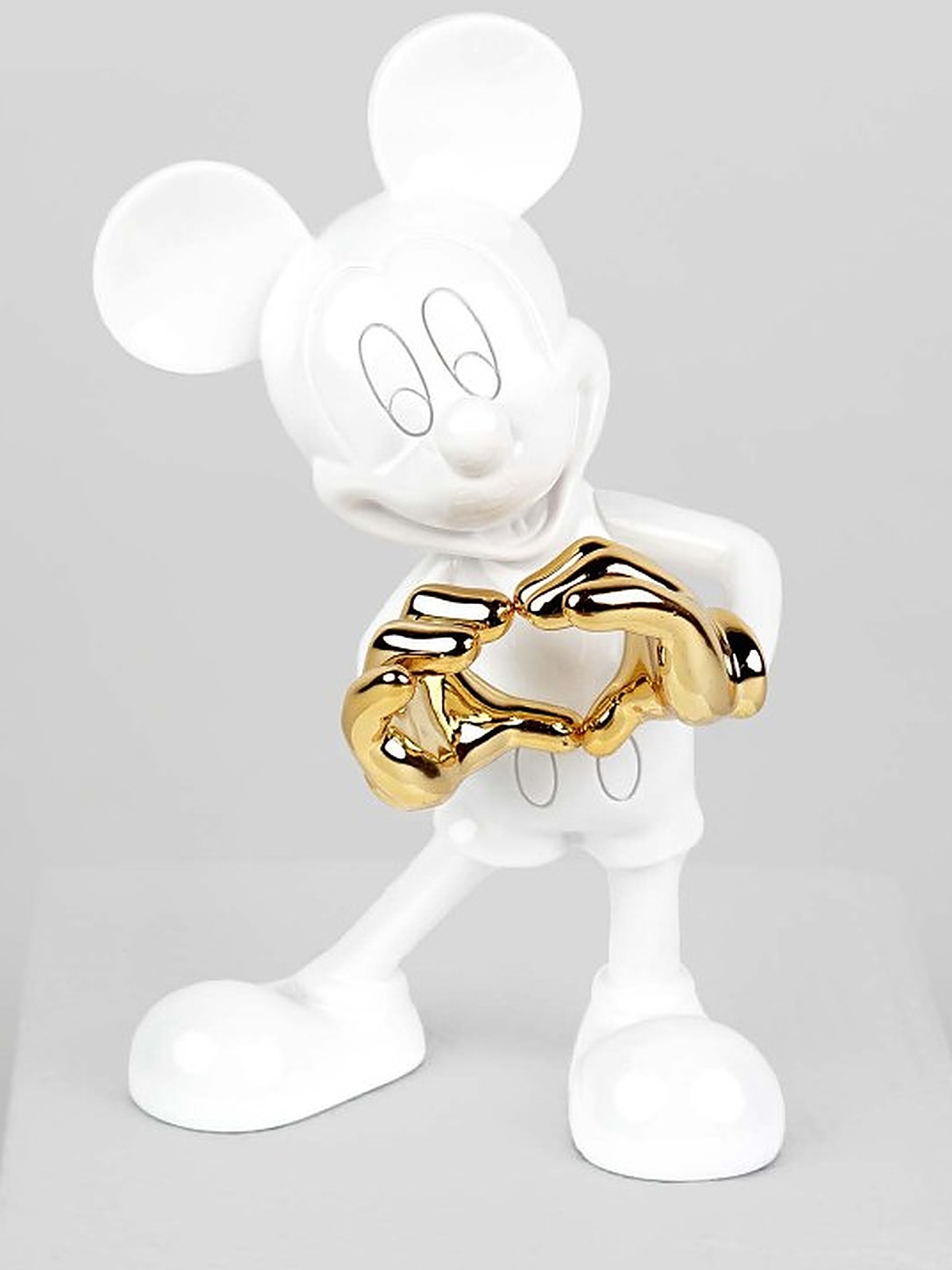 Love Mouse — White & Gold